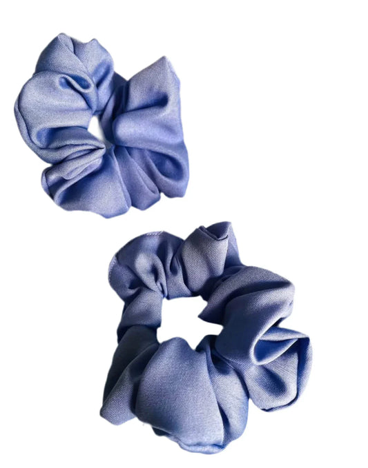 Sheer Light Blue Scrunchie - Perfect Accessory for Effortless Style - CertifiedScrunchies Incfront view
