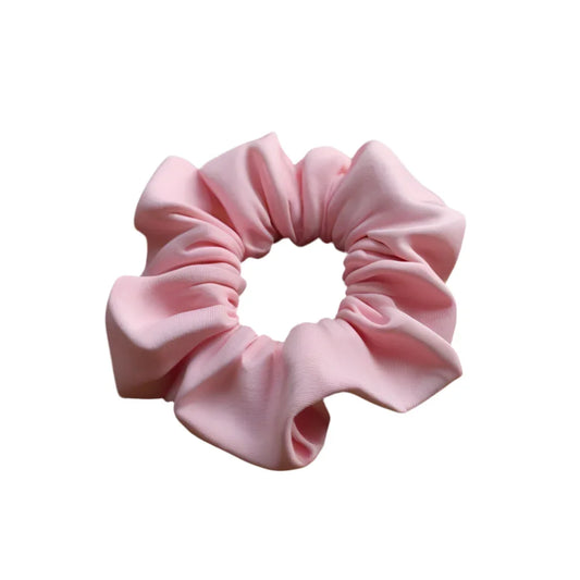Pink Cotton Scrunchie - Stylish and Soft Hair Accessory - CertifiedScrunchies Incfront view