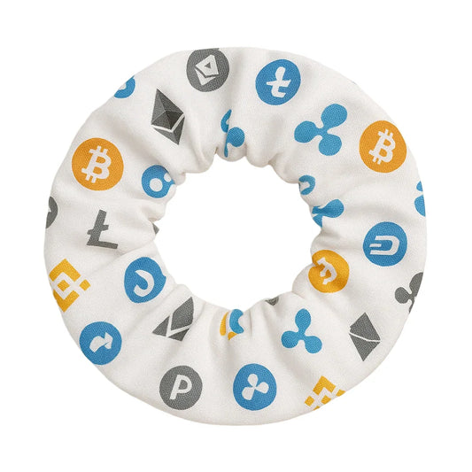 Crypto Scrunchie - CertifiedScrunchies Incfront view